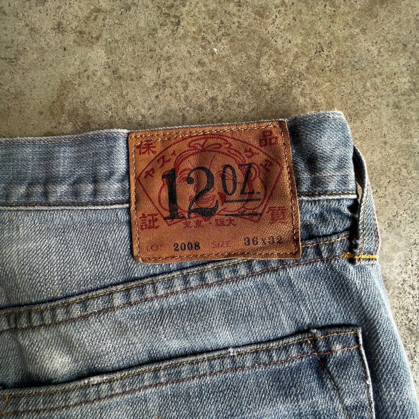 Evisu 12oz Custom Made Denim Jeans