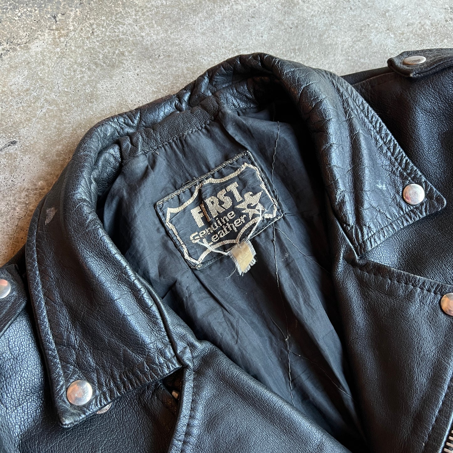 80’s Biker Leather Jacket