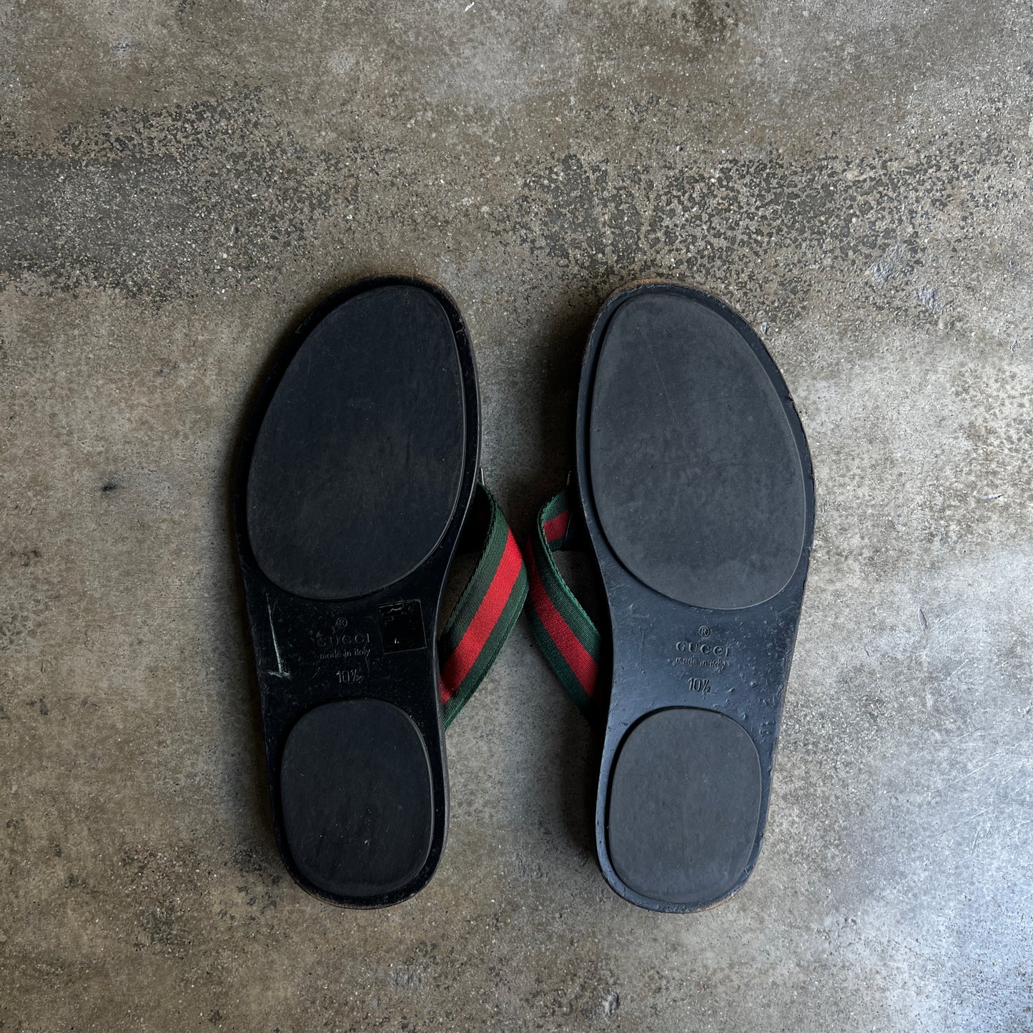 GG Leather Sandals