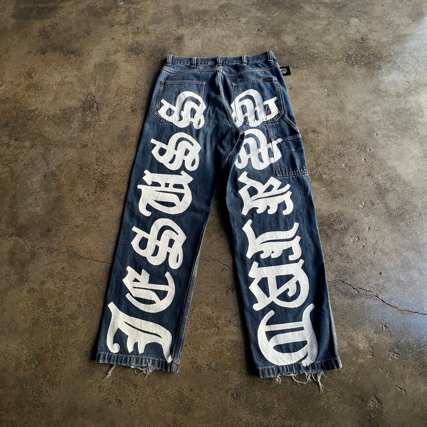 GOCAMEJICO™ denim JESUSS TALKSS baggy jeans