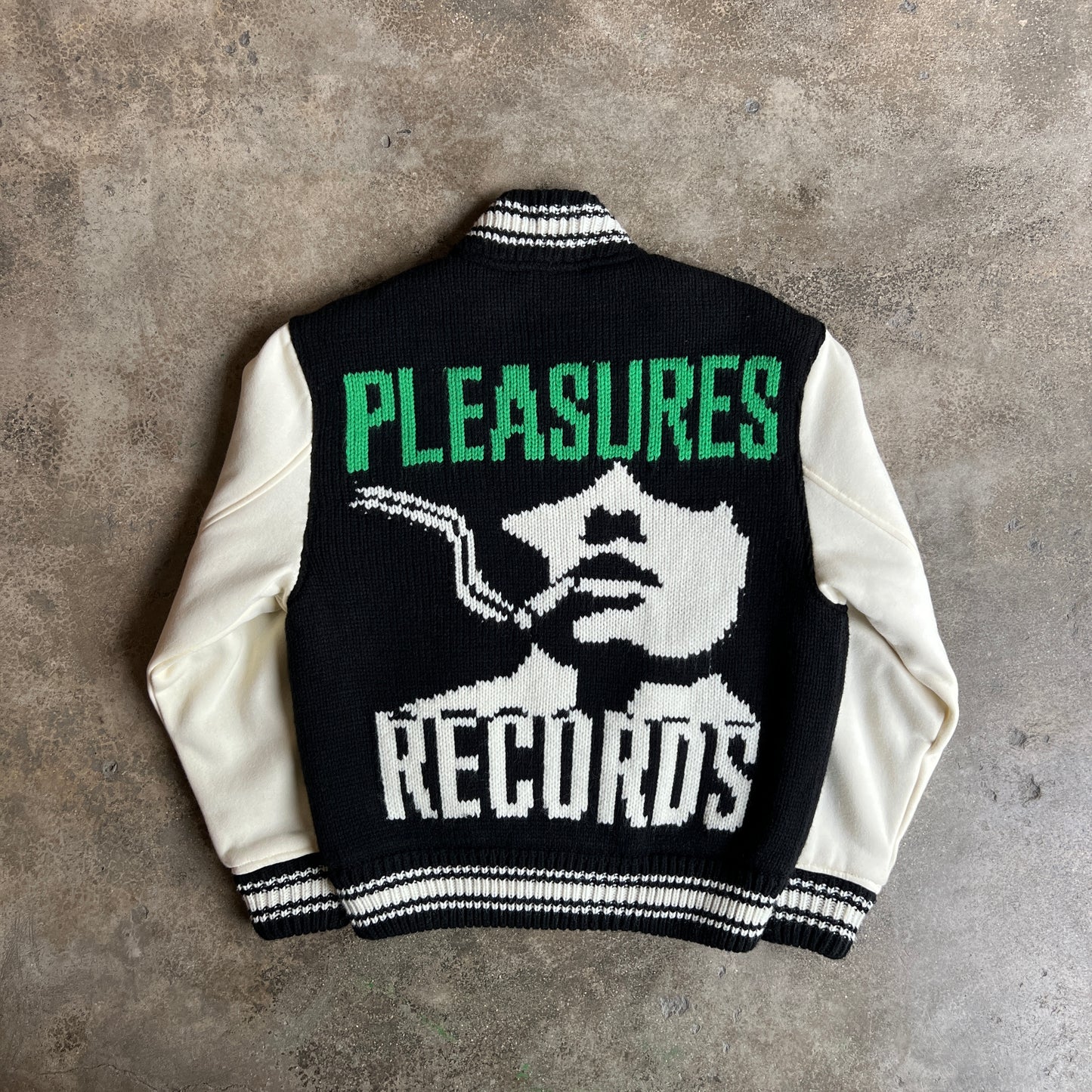 Pleasures Knitted Varsity Jacket