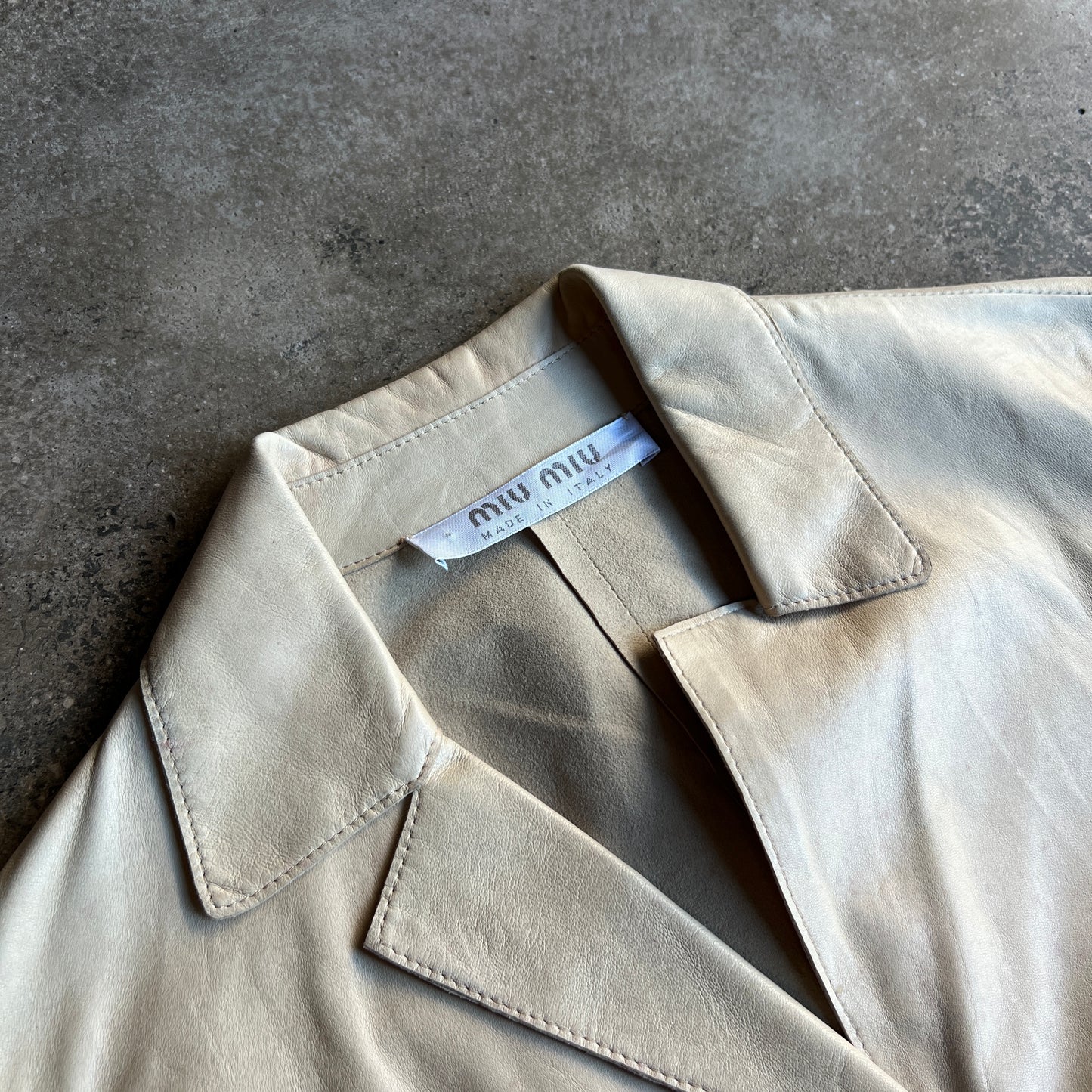 Lambskin Paper Leather Blazer