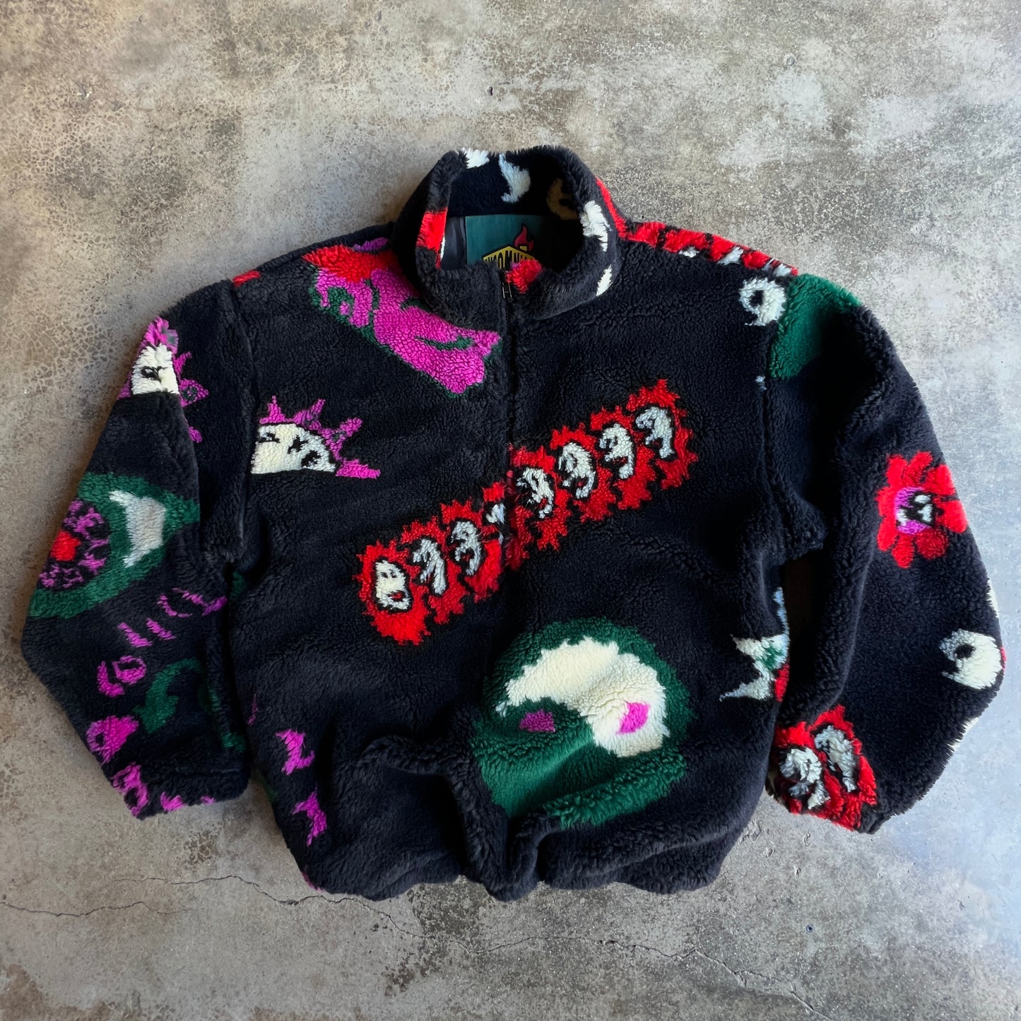 Insomniac Half Zip Oversized Fleece