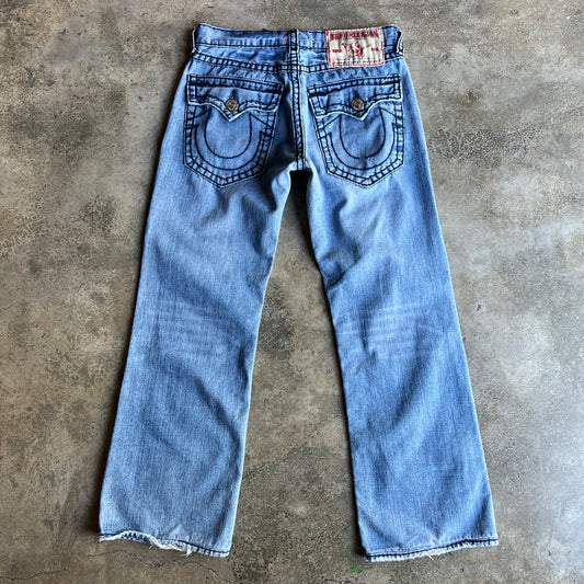 True Religion Boot Cut Big Stitching