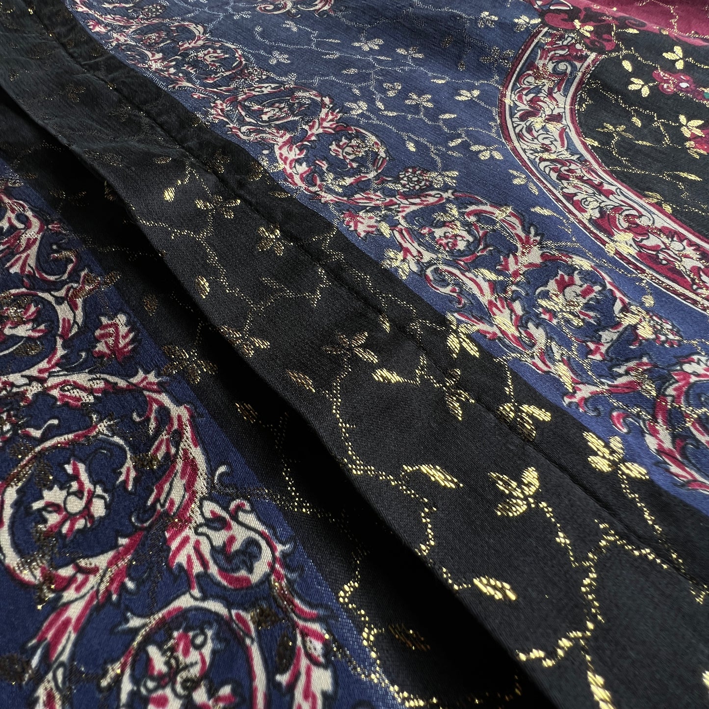 Vtg Satin Othodox Theotokos Virgin Button Down