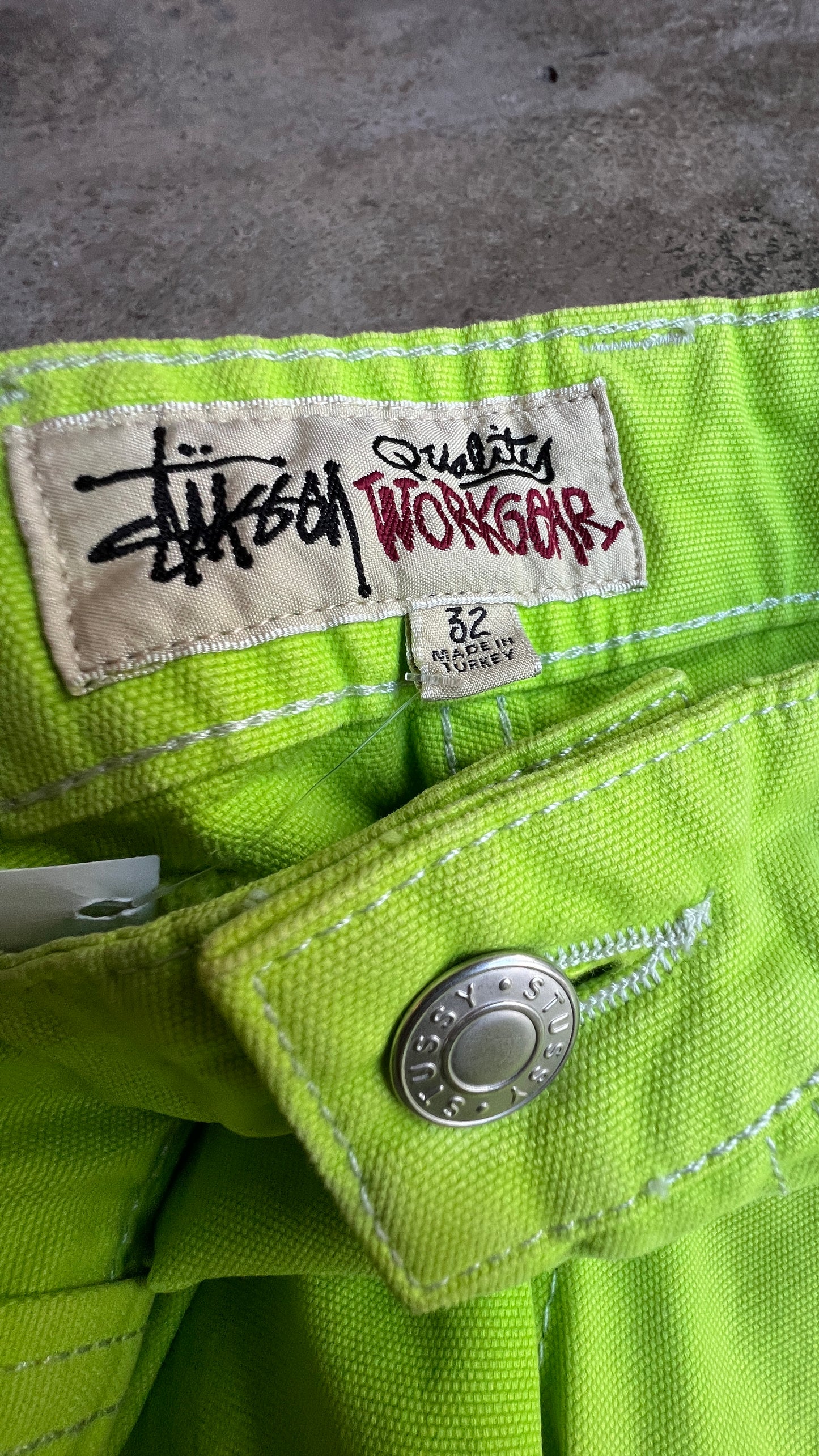 Stussy Workwear New W Tags