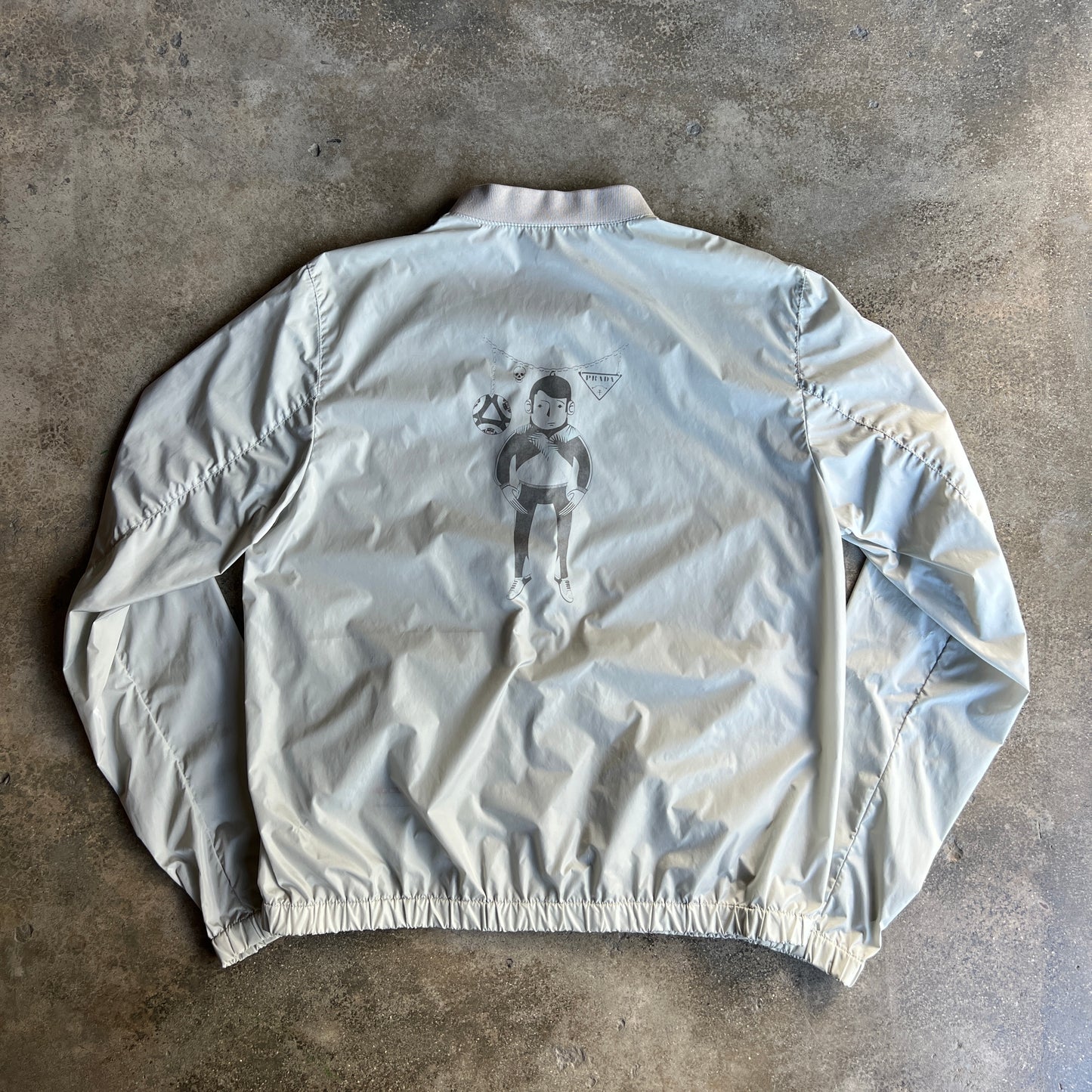 Leather Patch Bomber Jacket