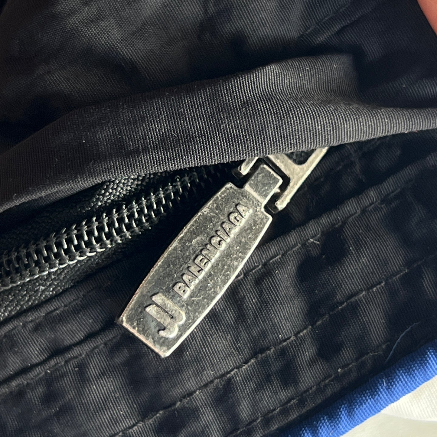 Balenciaga White Stripe Swim Shorts