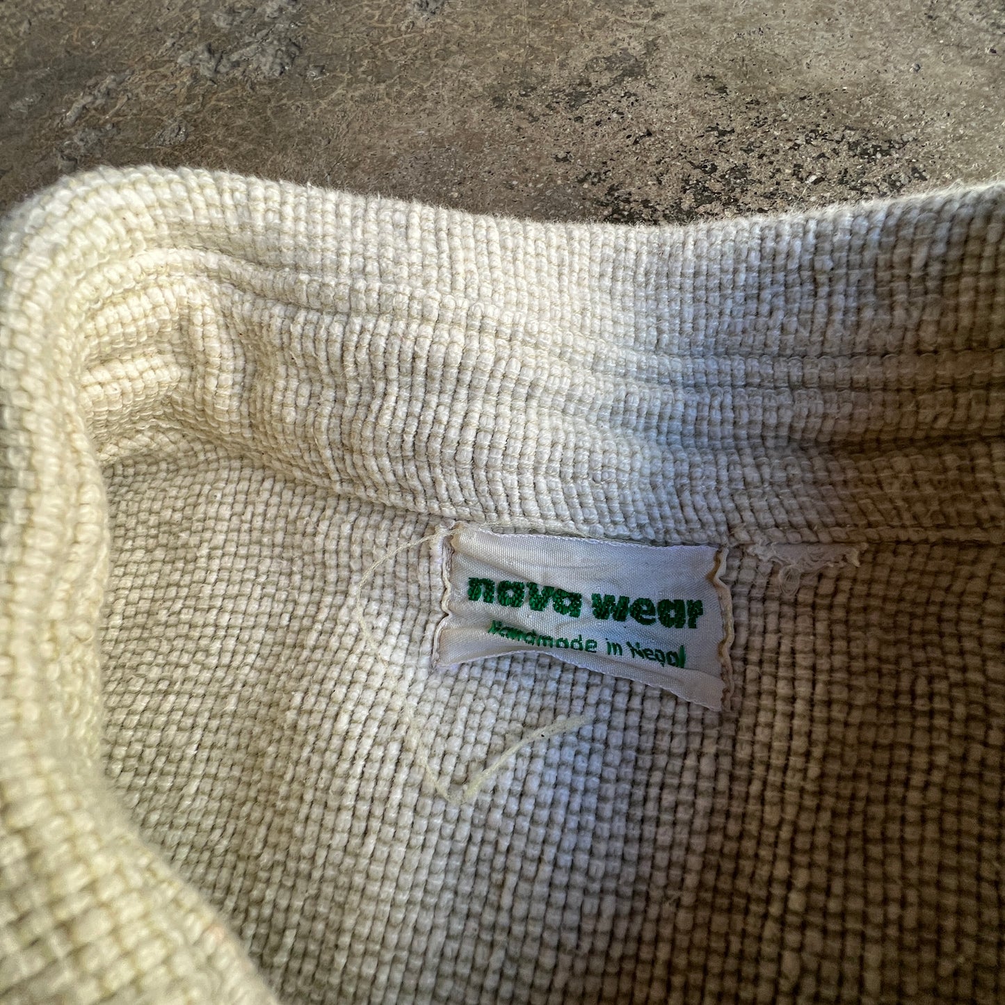 Cotton Overshirt Handmade in Nepal 80’s
