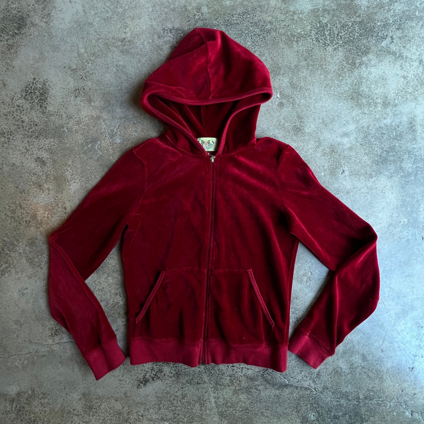 Juicy Coture Woman’s Red Velvet track jacket