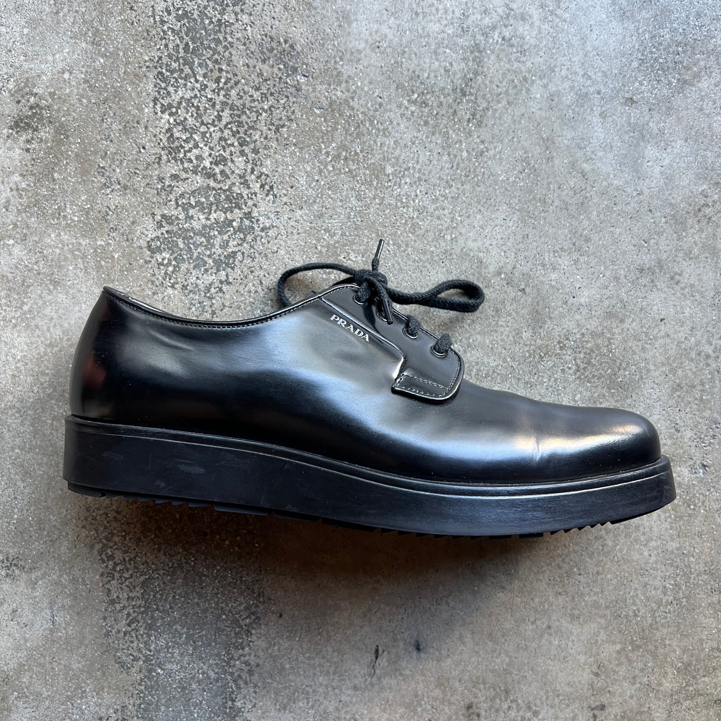 Prada Derby Leather Shoes