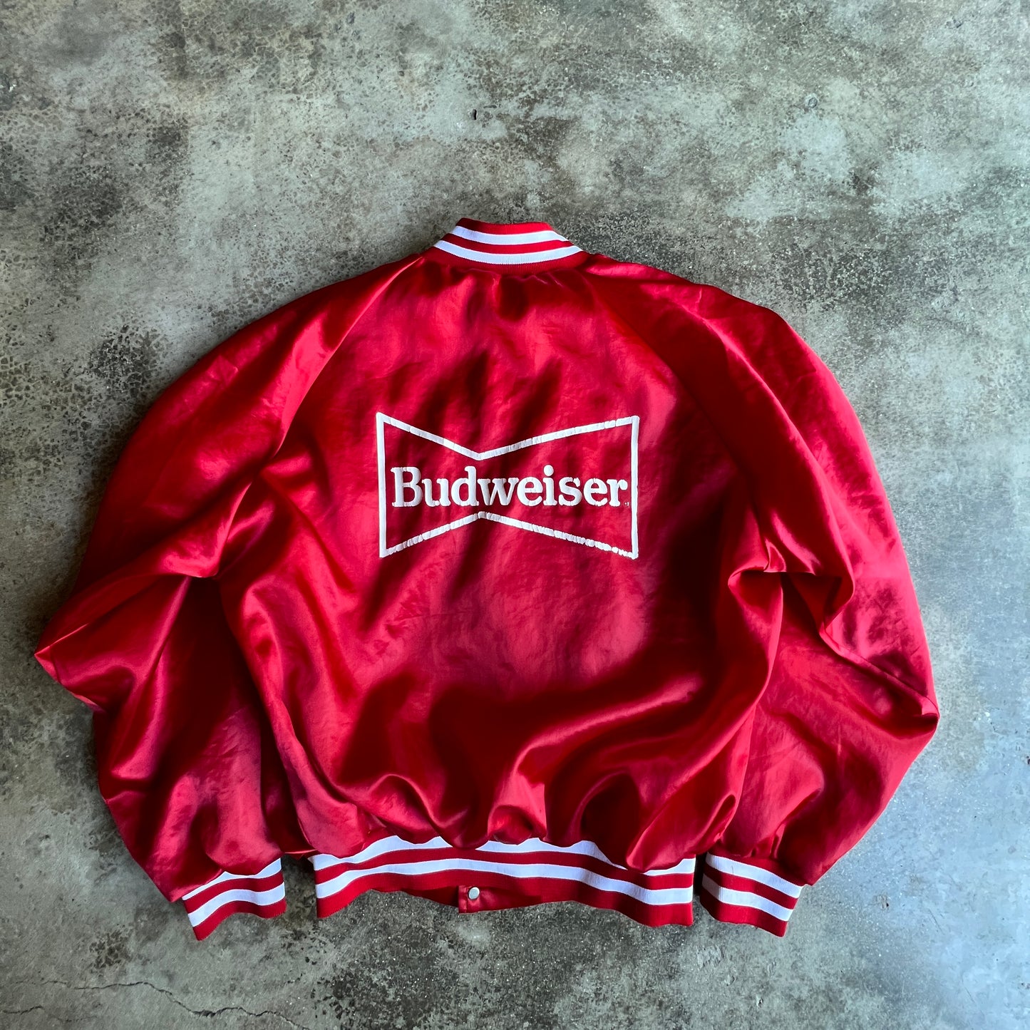 80’s Budweiser Satin Bomber
