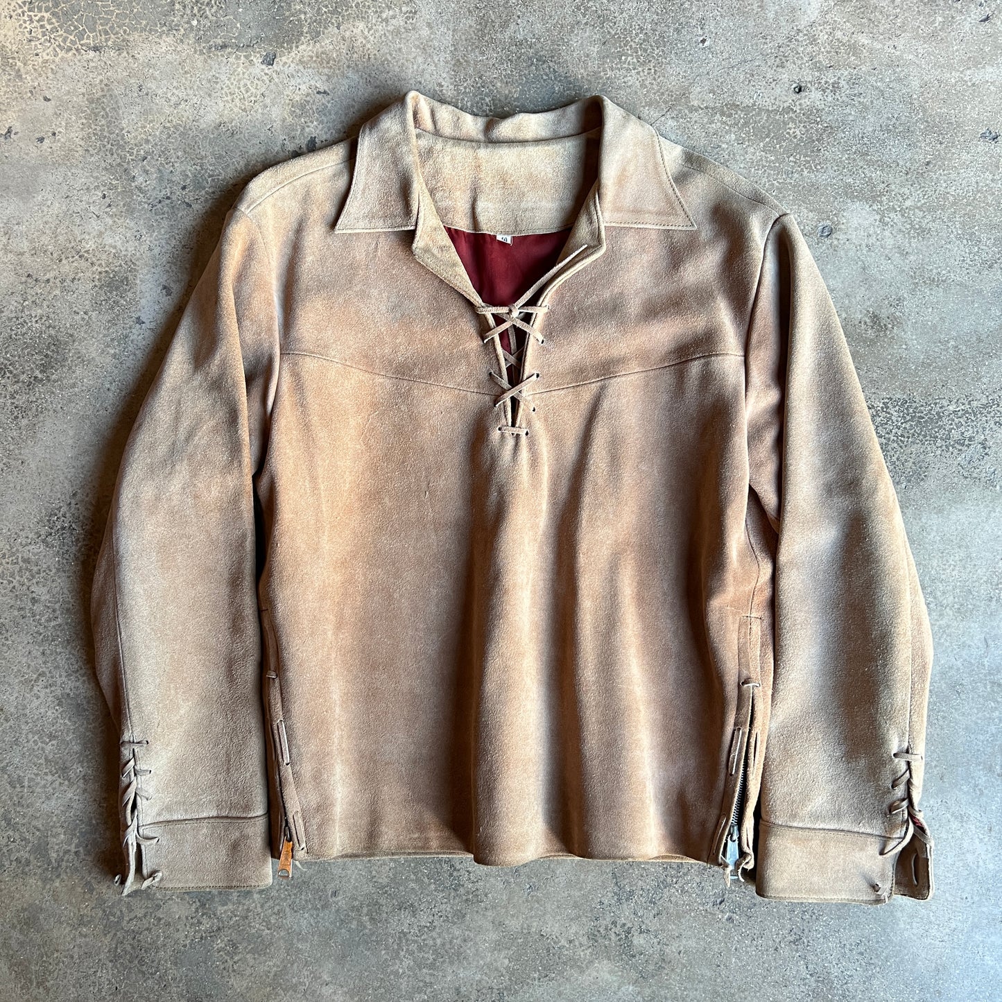 60’s Hippy Leather Pullover