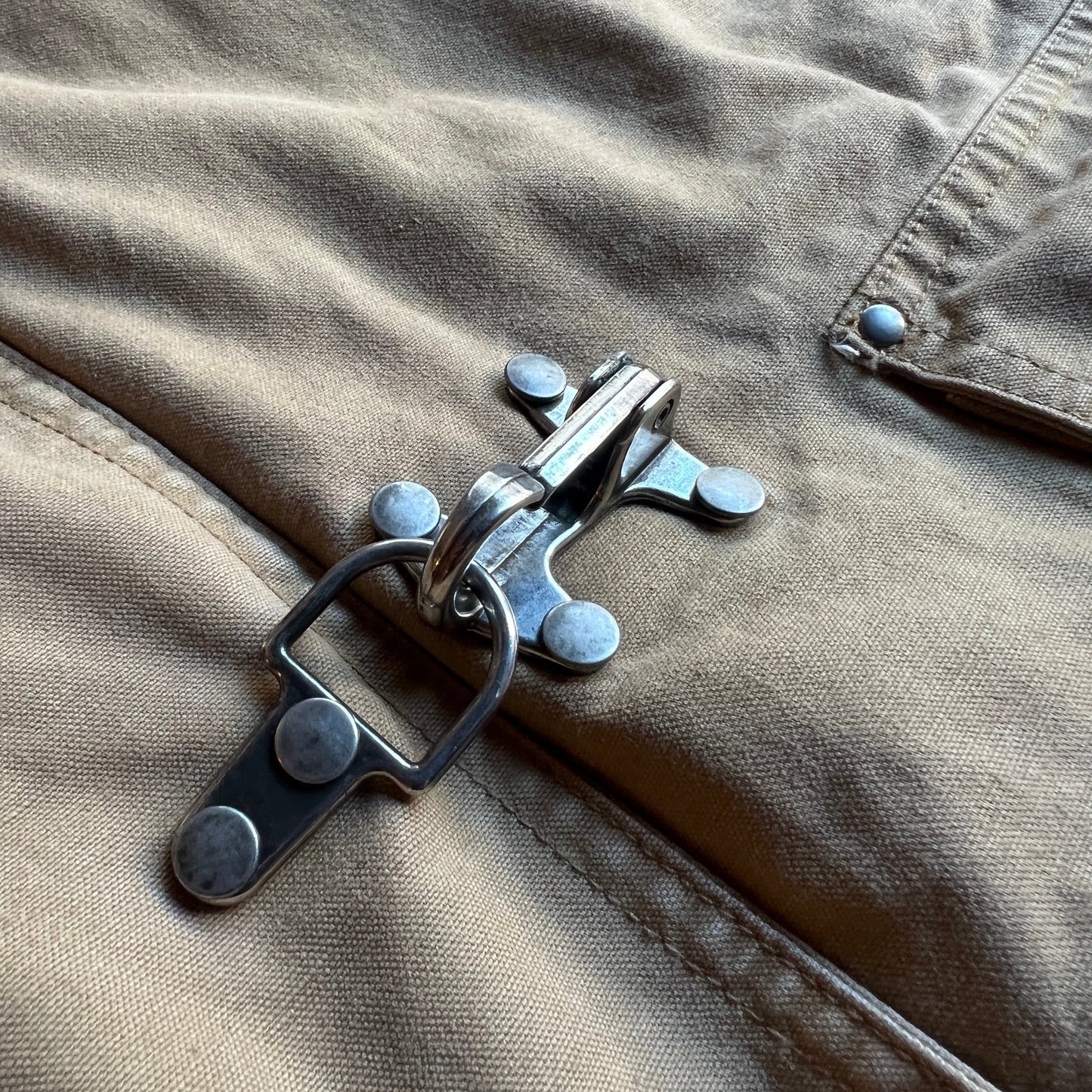 80’s Polo Jacket Metal Clasp Toggle Hooks