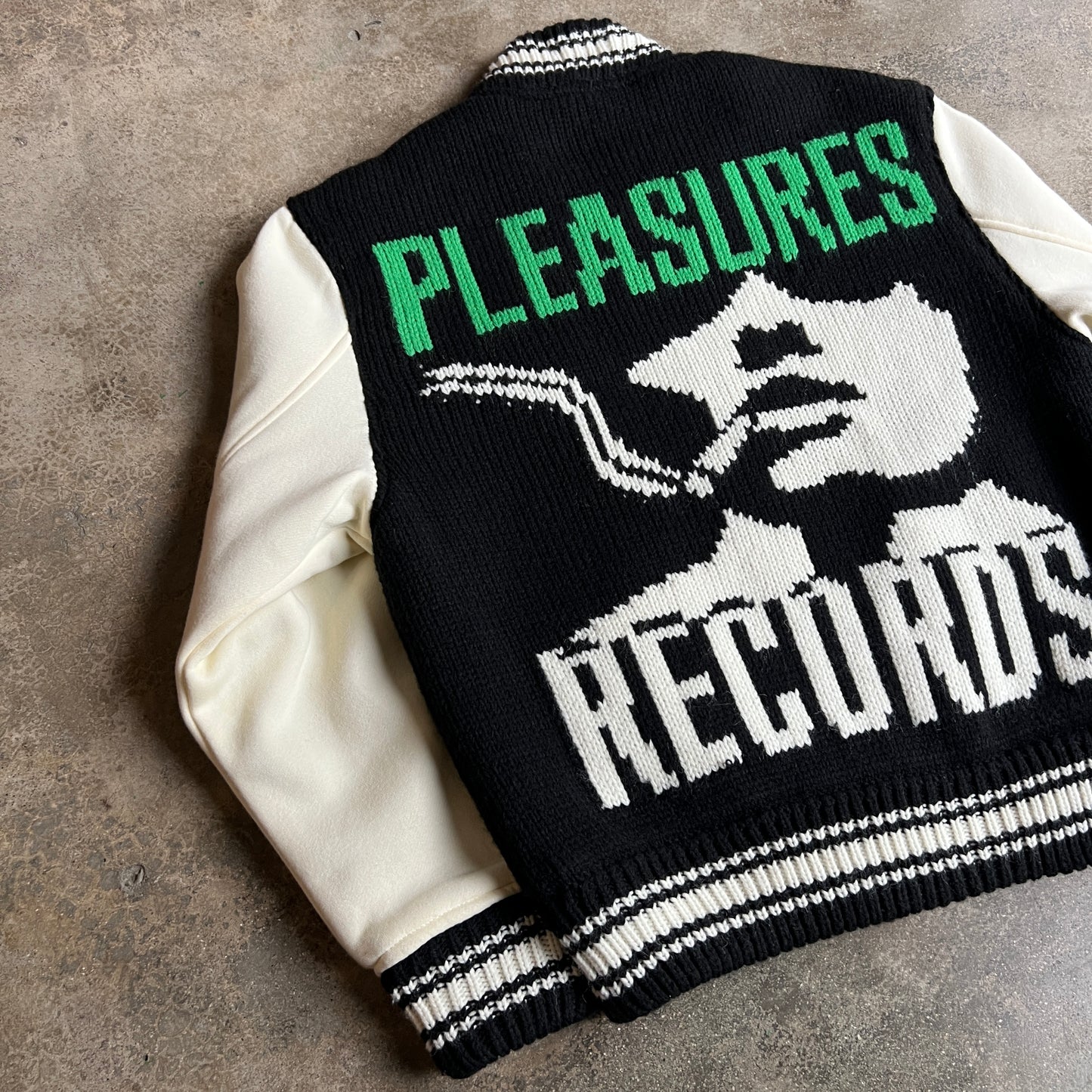 Pleasures Knitted Varsity Jacket