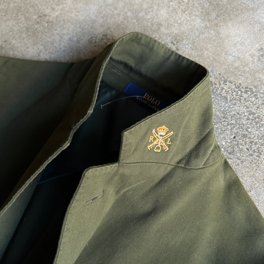 P.R.L. Olive Green Canvas Blazer