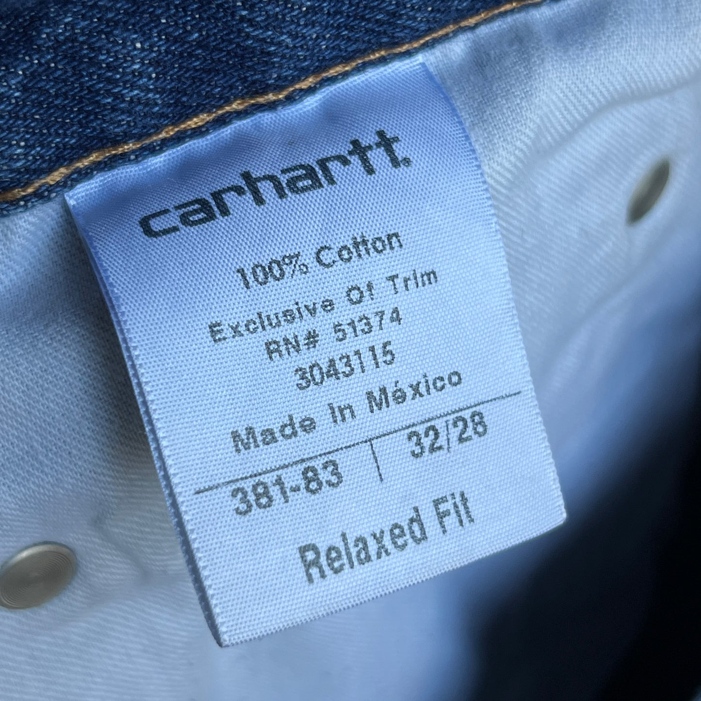 Denim Carhartt Jeans