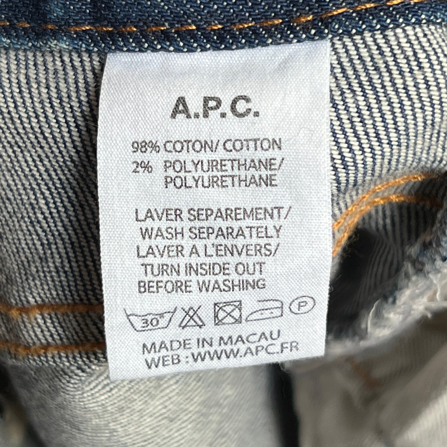 A.P.C. Paris Denlm Skirt