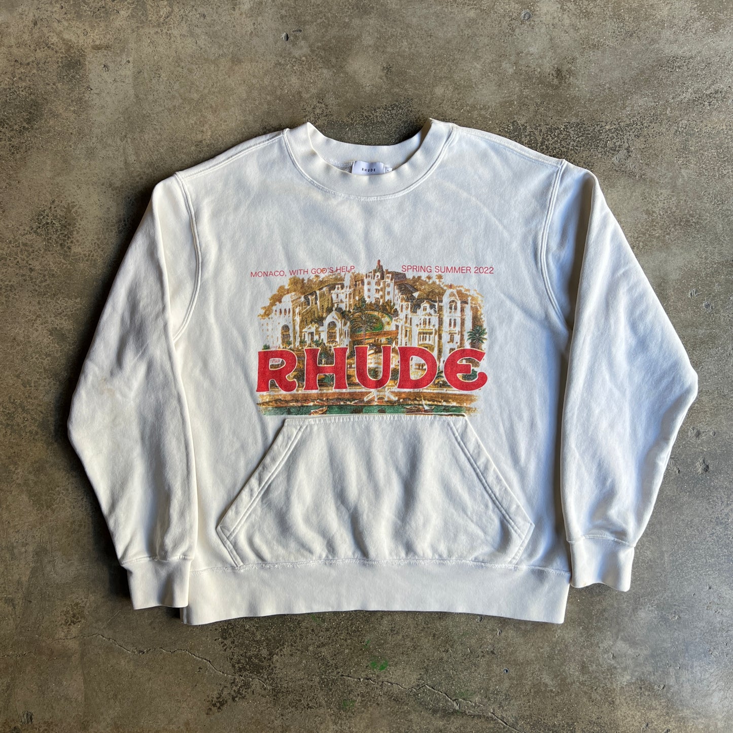 Rhude Monaco Graphic Crewneck