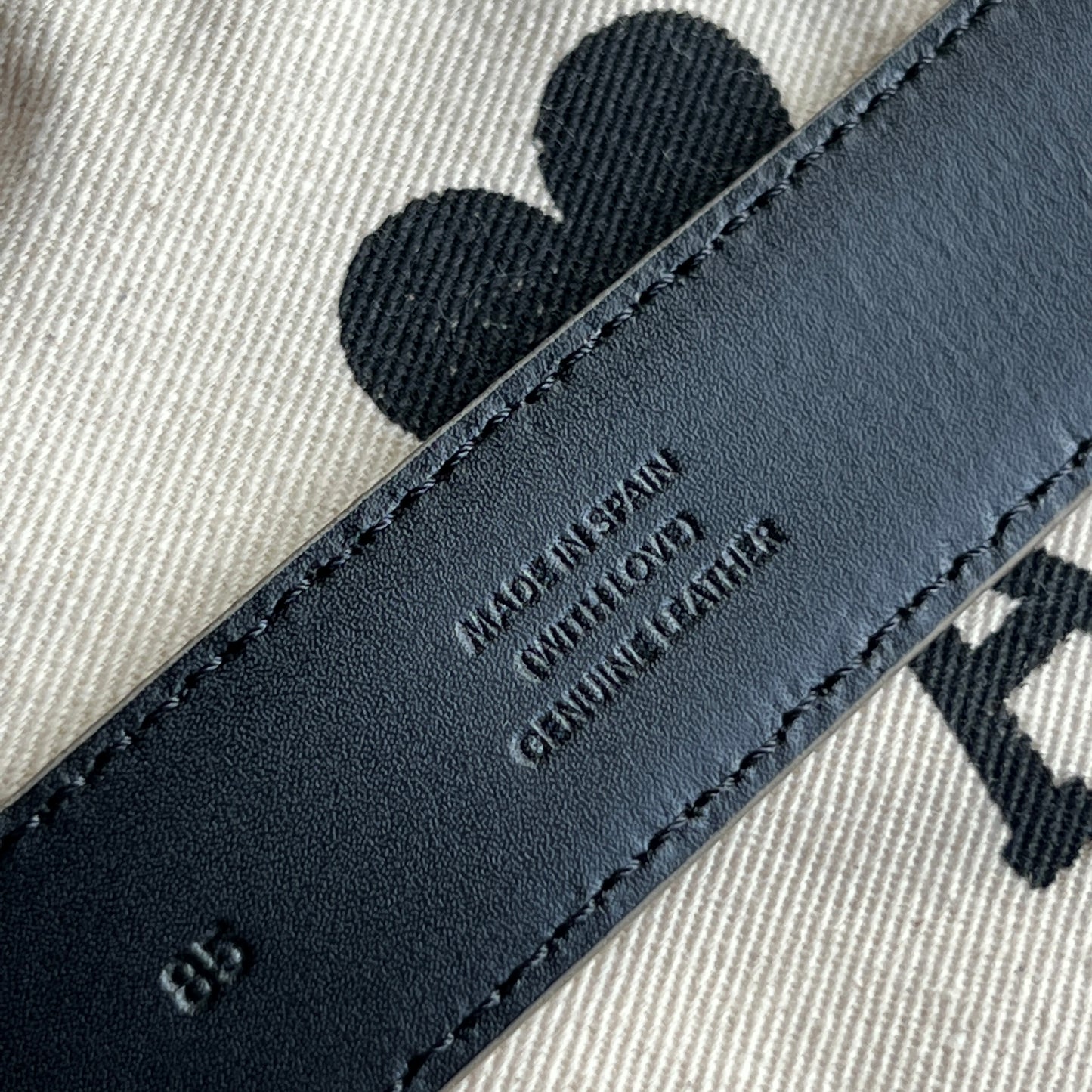 Ami Paris Leather Belt