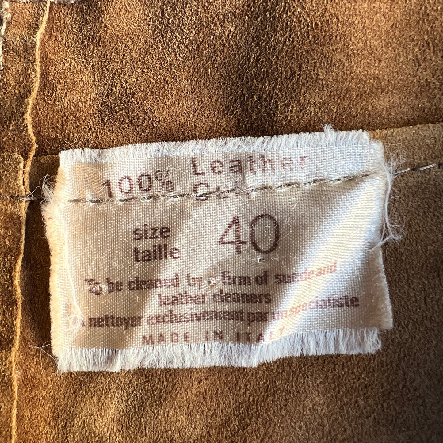 60’s italian leather long skirt