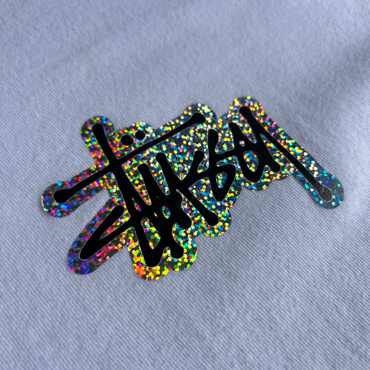 Stussy Glitter Sticker Shirt
