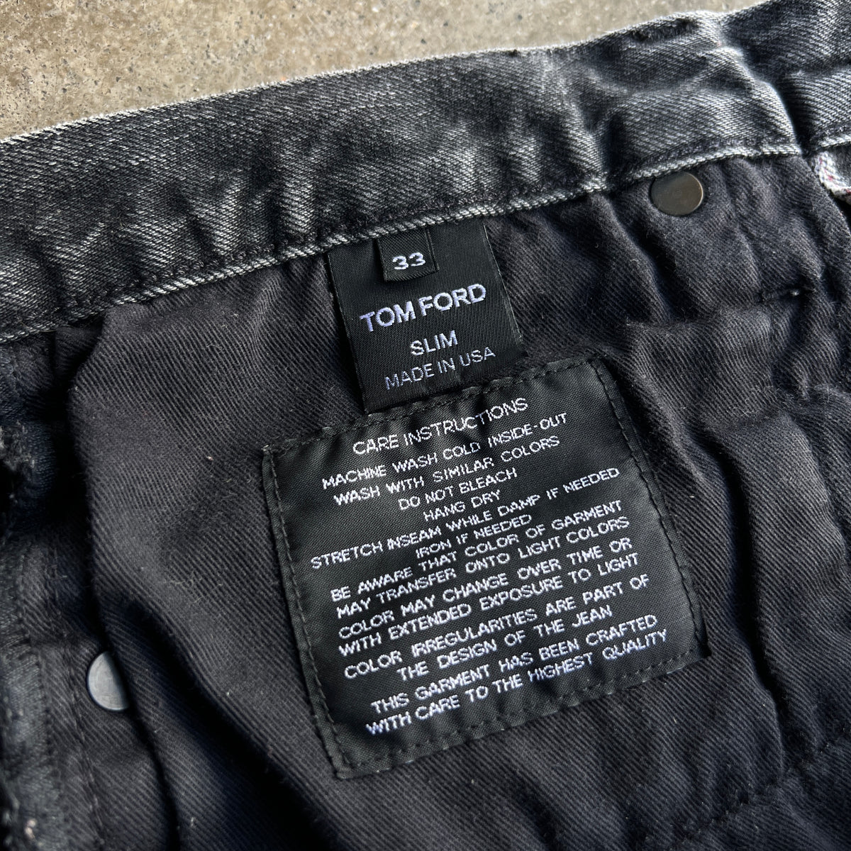 Black Selvedge Jeans