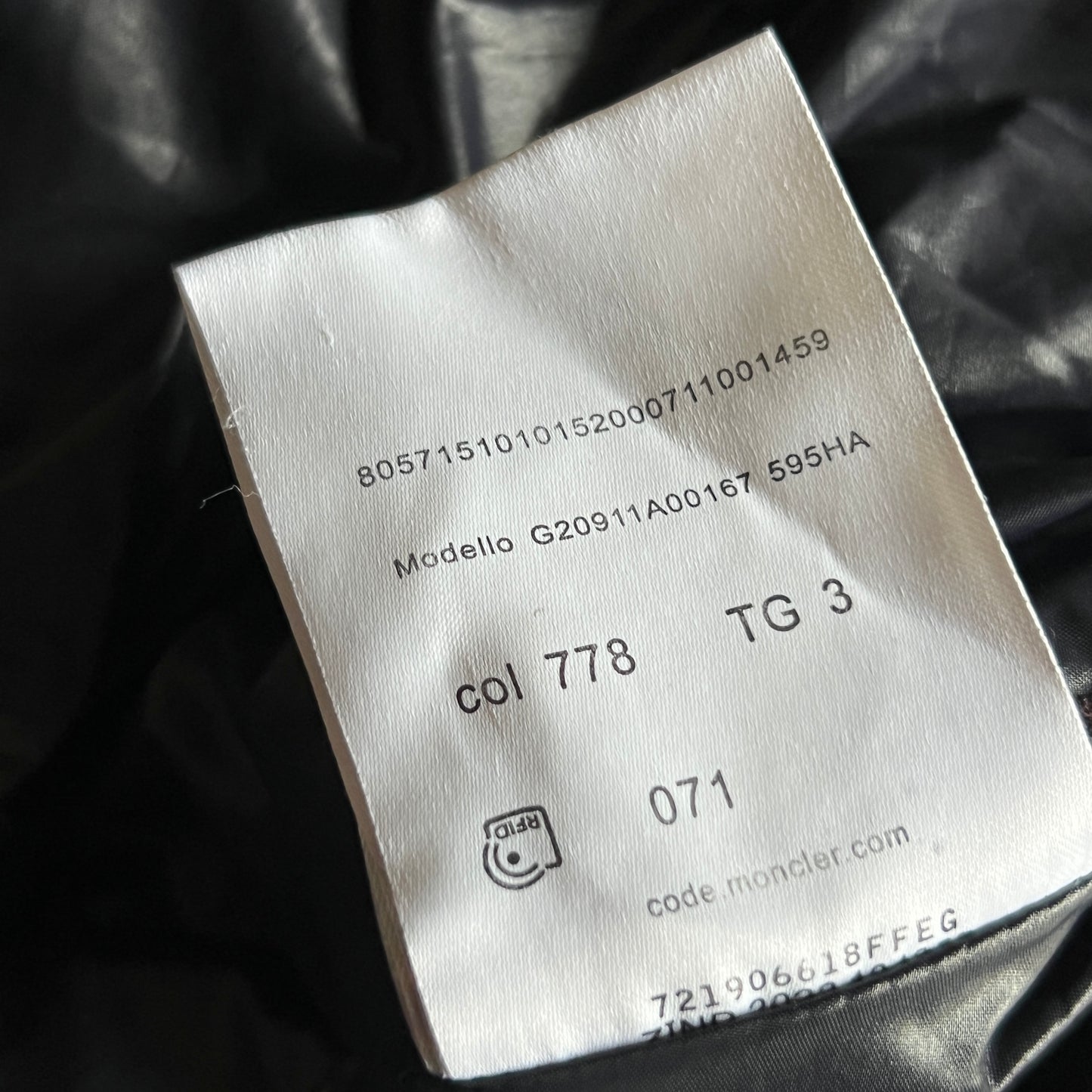 Corduroy Black Puffer