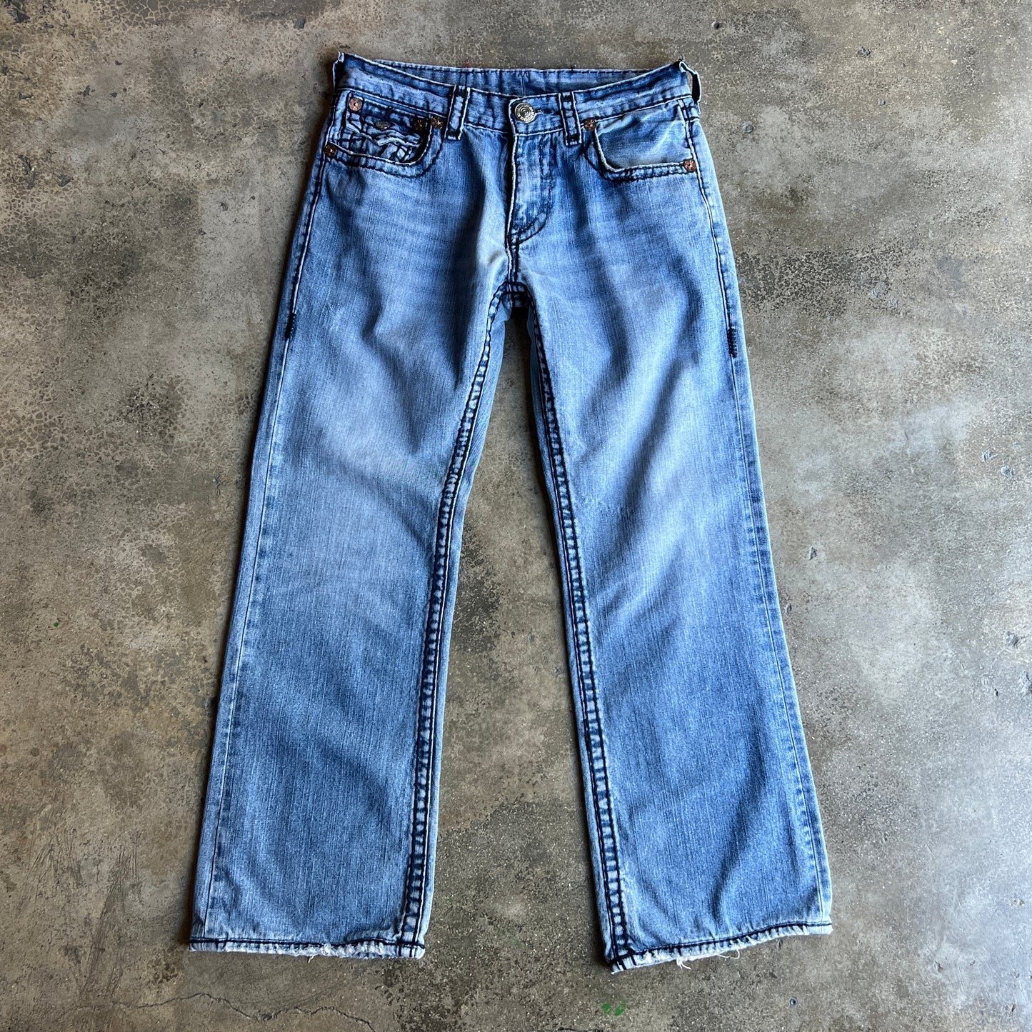True Religion Boot Cut Big Stitching