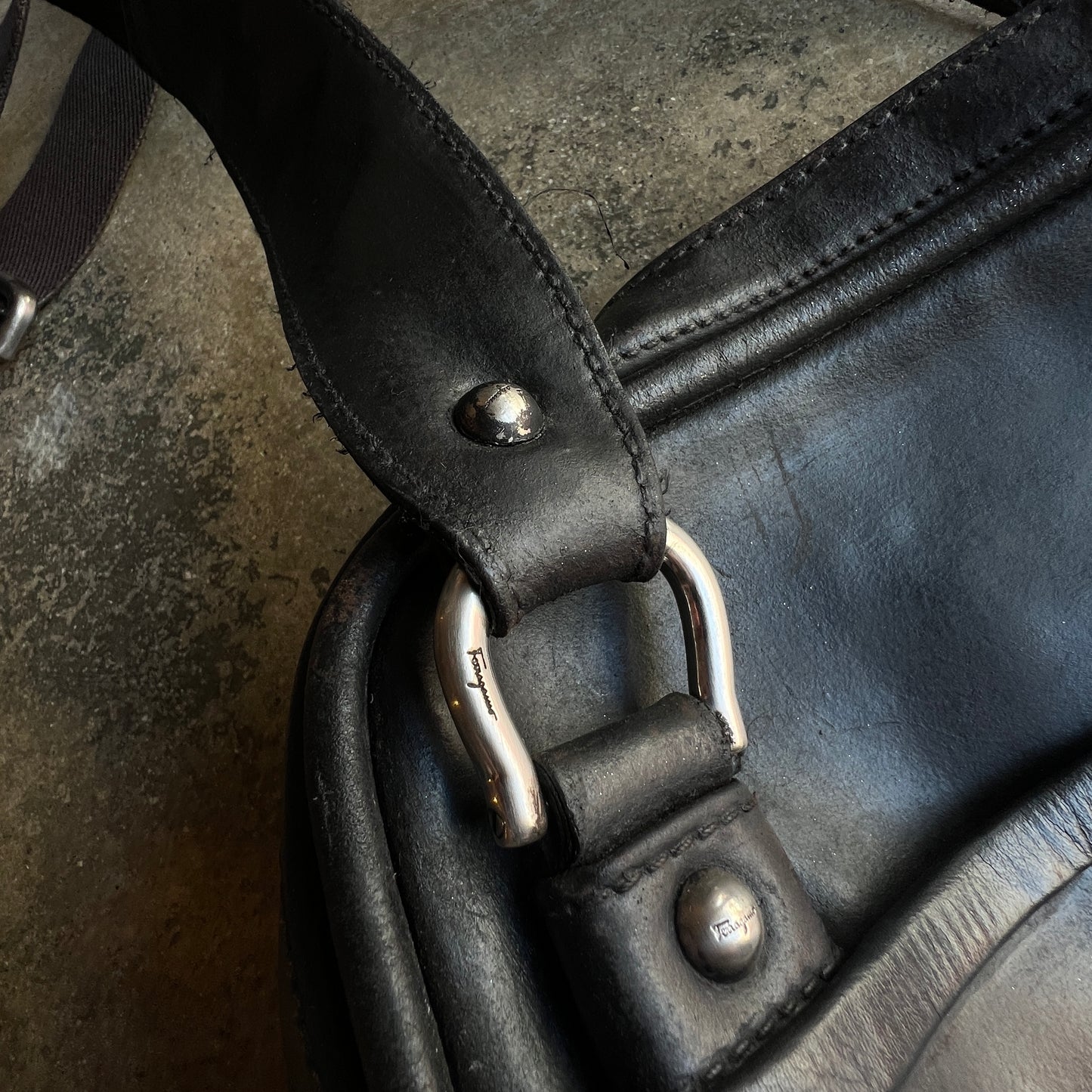 Vtg Ferragamo Crossbody Bag