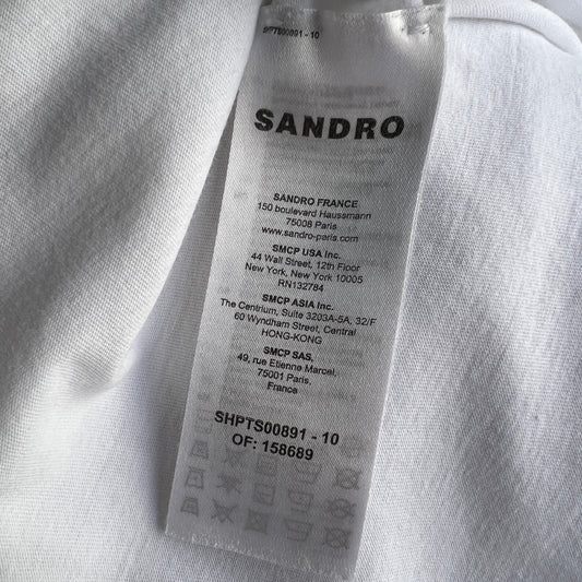 Sandro White Tee