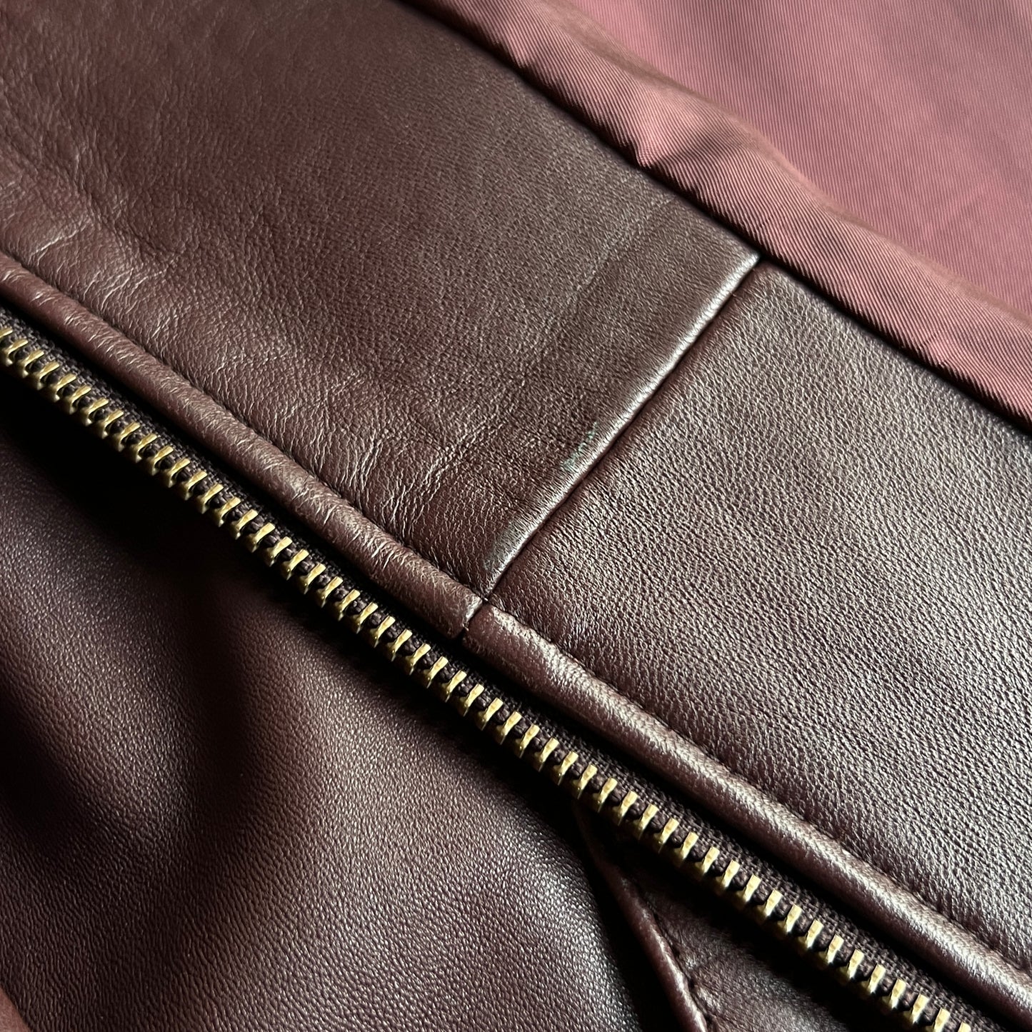 Iron Cross Burgundy Jacket (Calfskin)