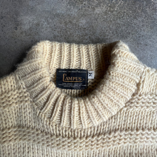 Vtg Campus Wool Knit