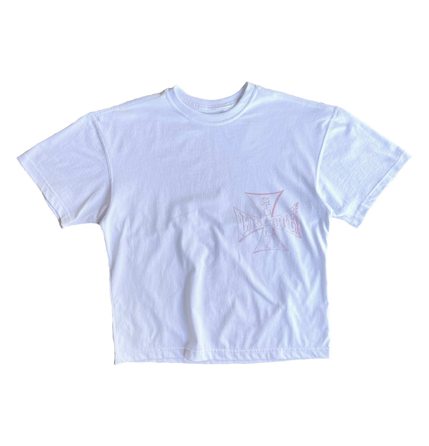Pink Iron Cross Tee