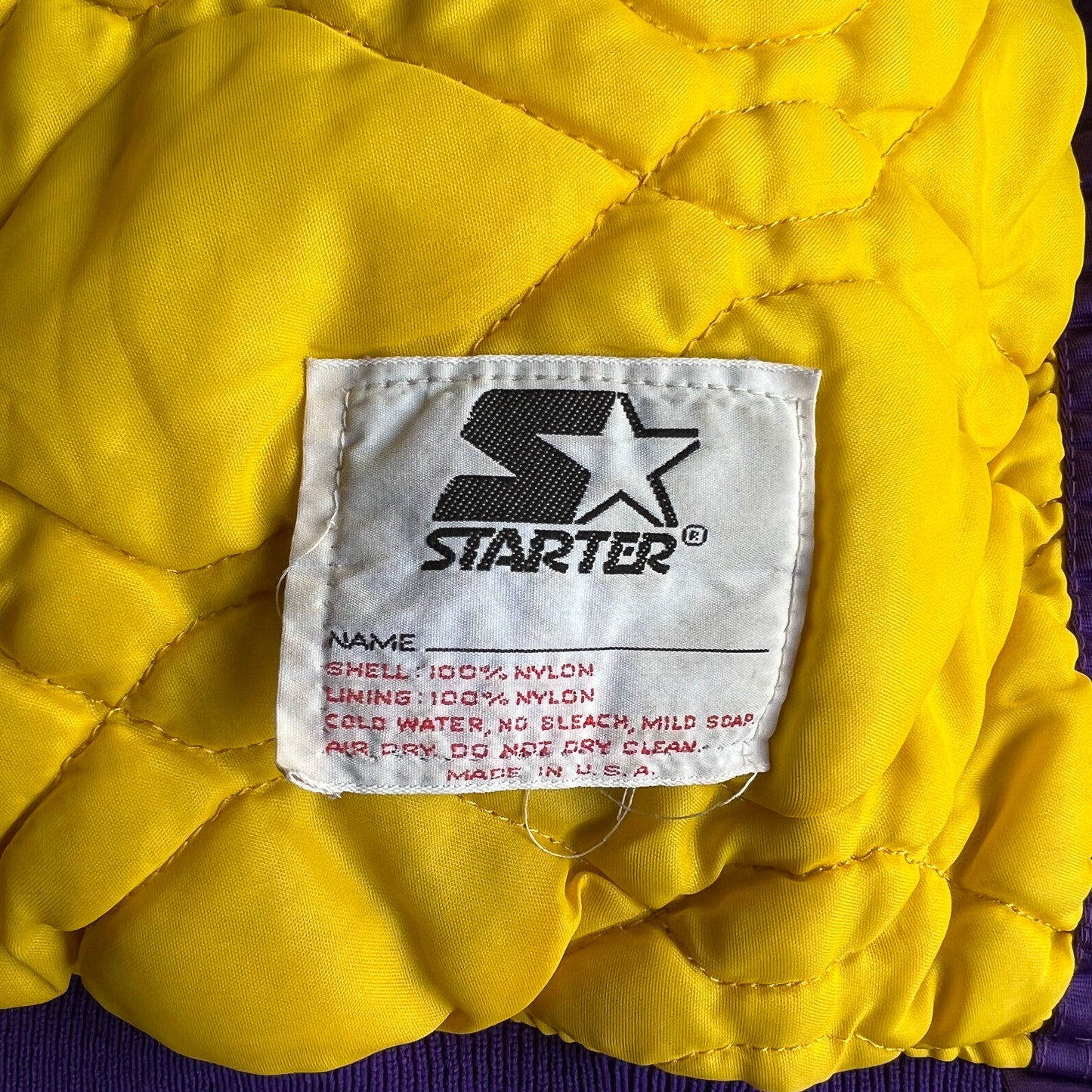 Vtg Lakers Satin Jacket
