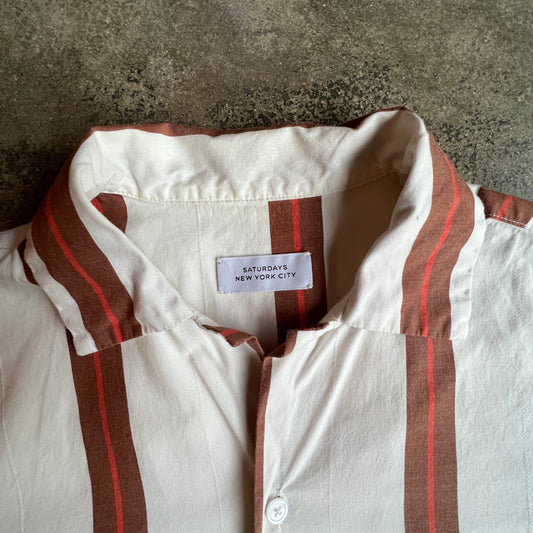 Saturdays New York City bowling shirt fit