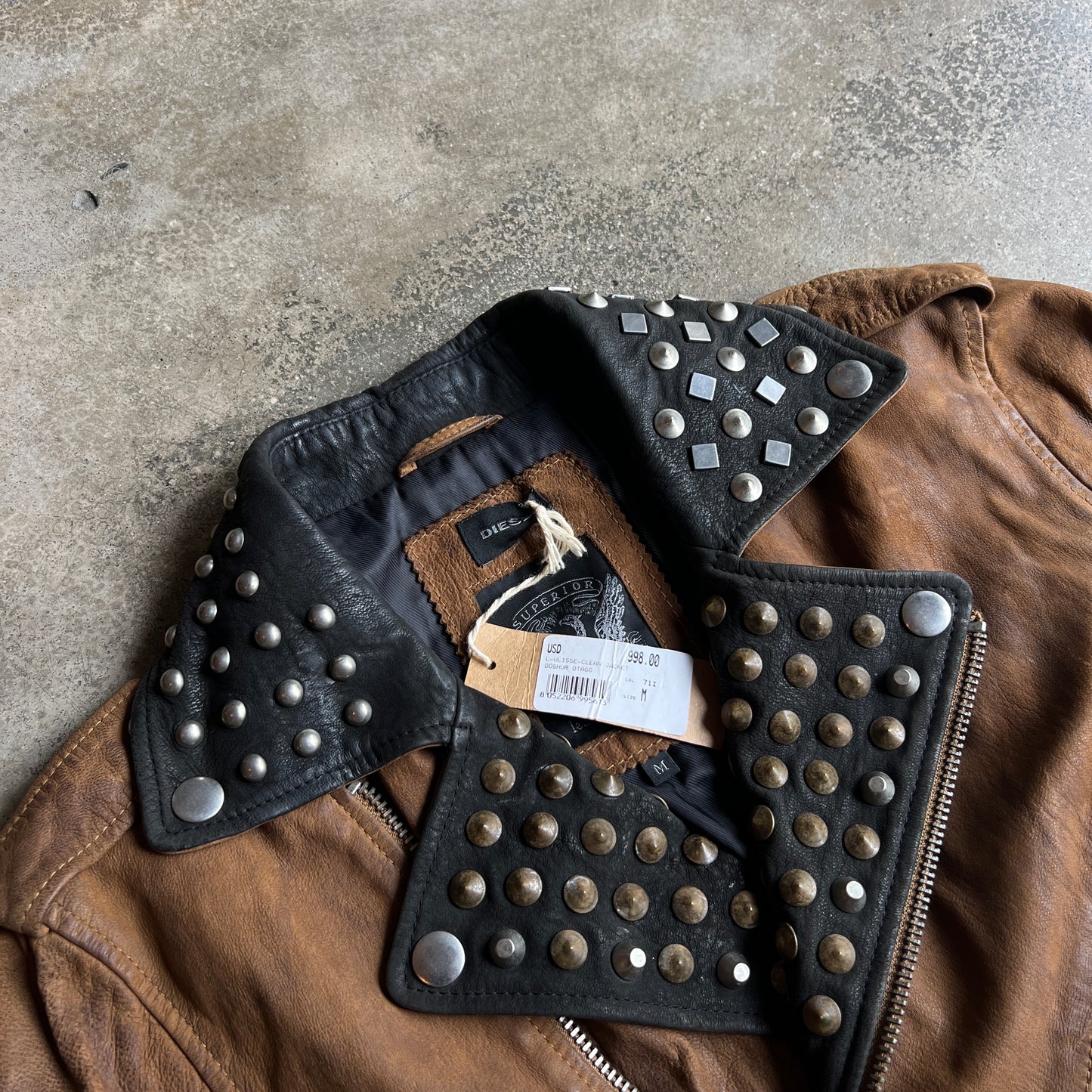 Goatskin Studded Biker (900USD)