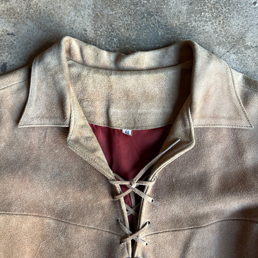 60’s Hippy Leather Pullover