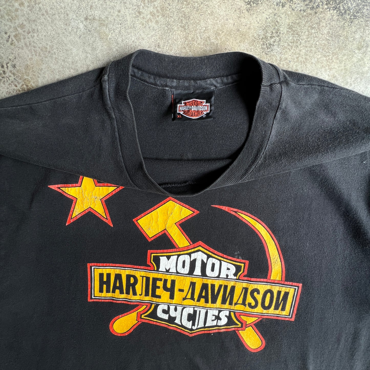 Vtg 78’ Harley Davidson of Russia tee