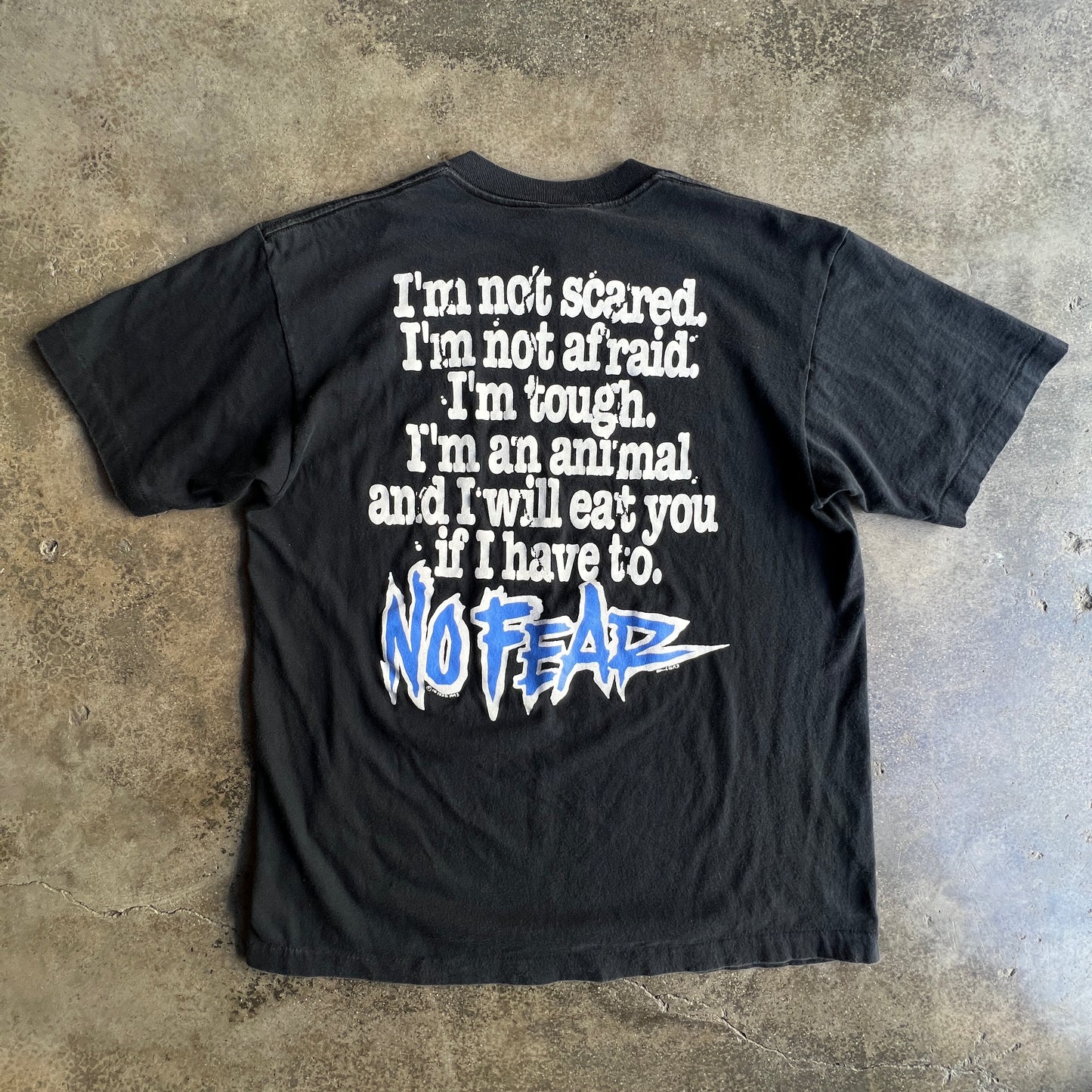 Dope Ass No Fear 93’ single stitch tee