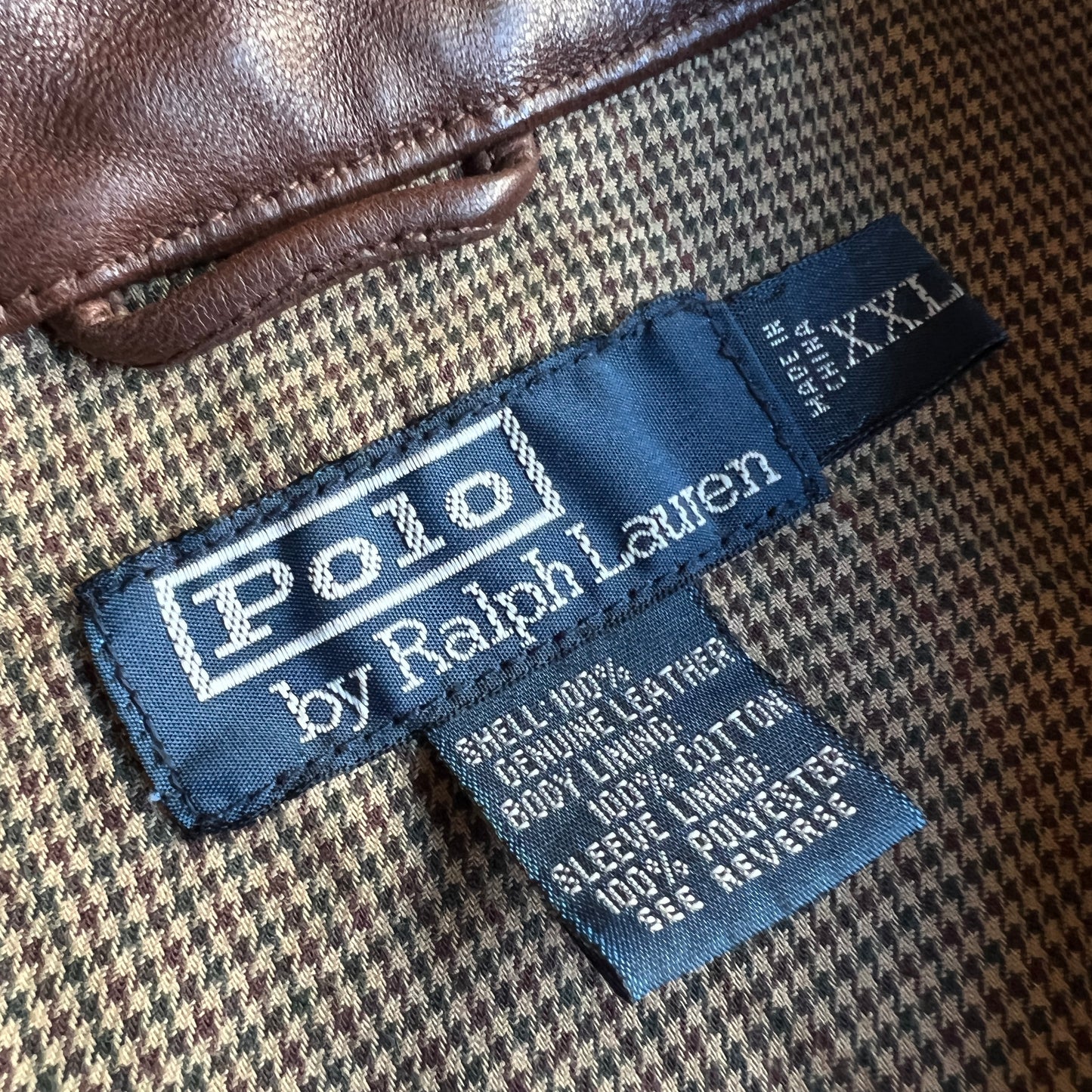Polo Harrington Leather Jacket