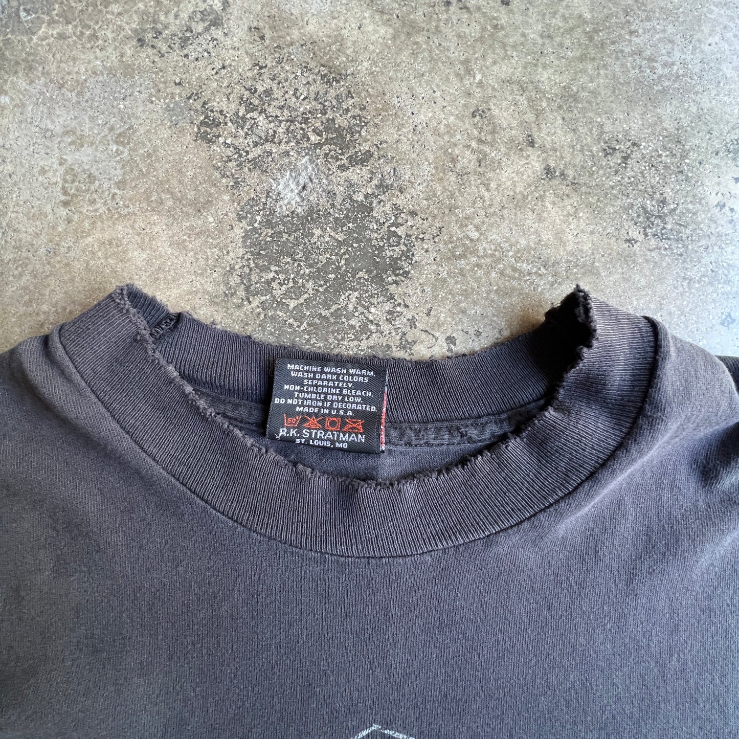 97’ Vtg Harley Distressed Cropped tee