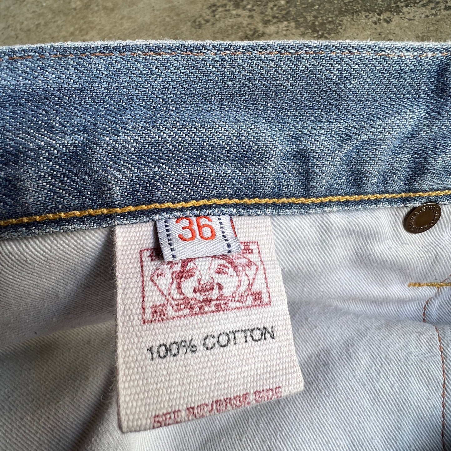 Evisu 12oz Custom Made Denim Jeans