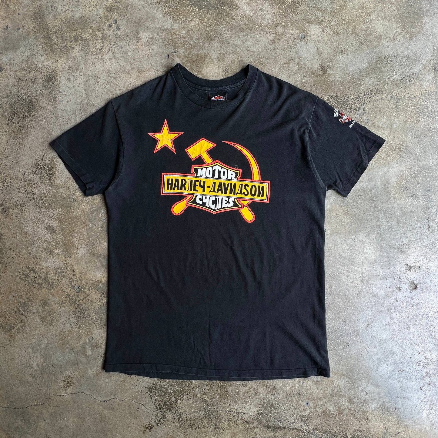 Vtg 78’ Harley Davidson of Russia tee