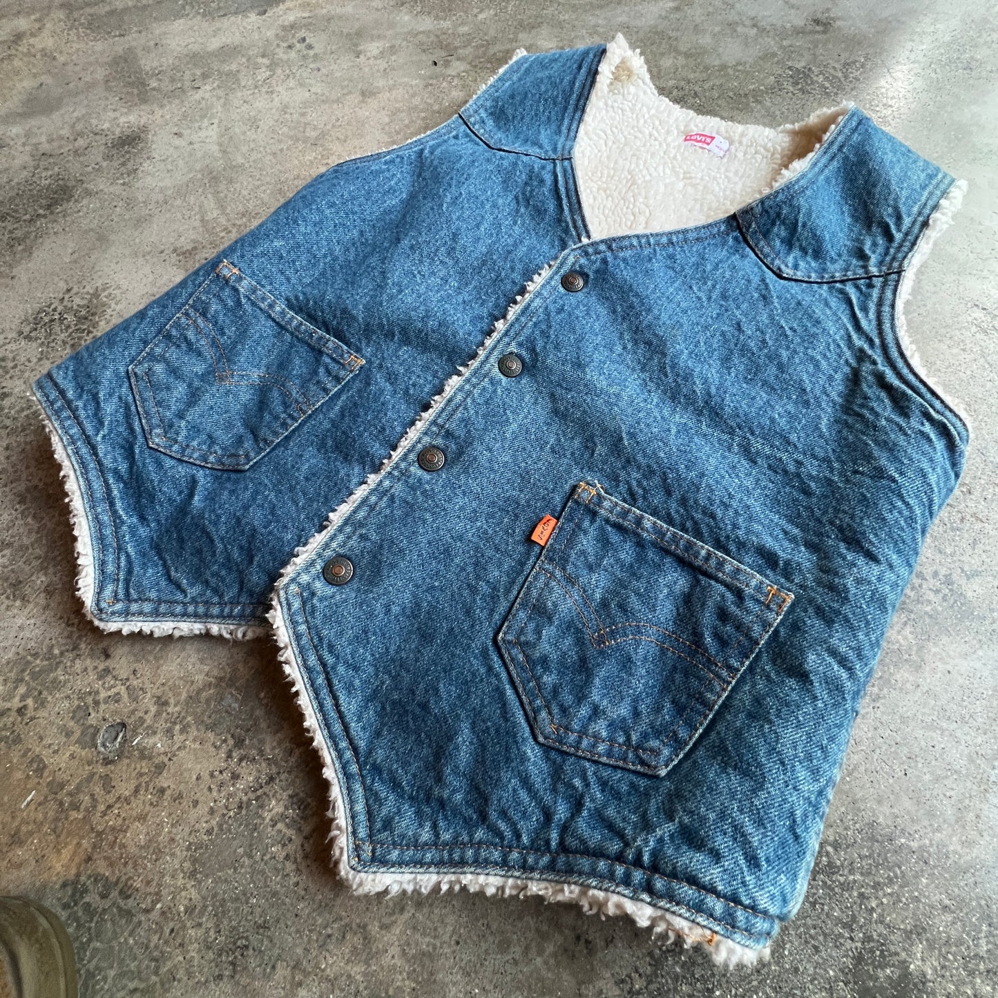 Orange Tab Levi’s Sherpa Vest