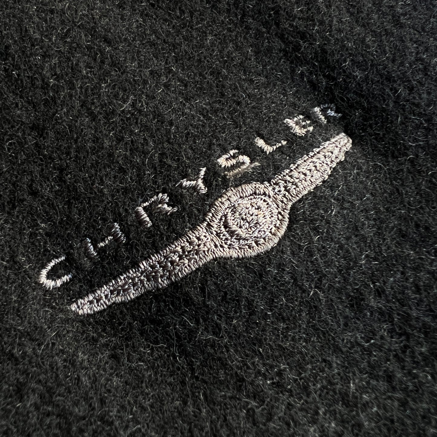 Vtg Chrysler Leather Varsity