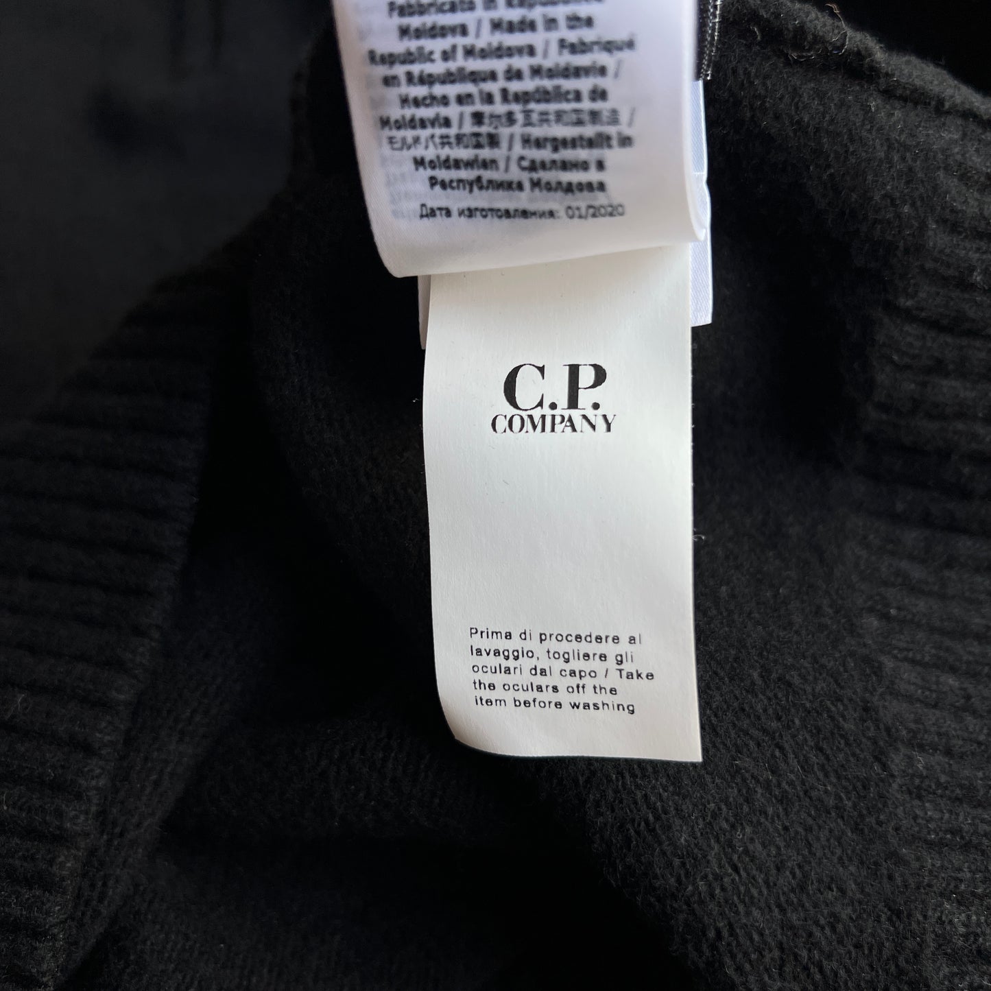 C.P. Wool Quarter Zip