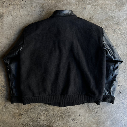 Vtg Chrysler Leather Varsity
