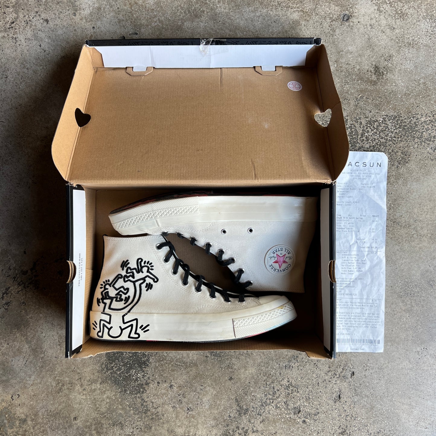 Keith Haring Converse