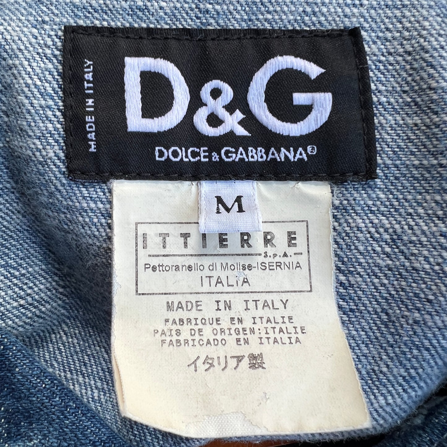 D&G Japan Exclusive AW04 Denim Trucker